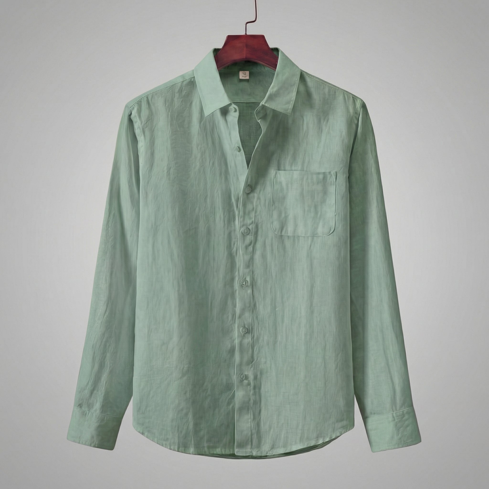Camicia uomo in lino | maglia a maniche lunghe