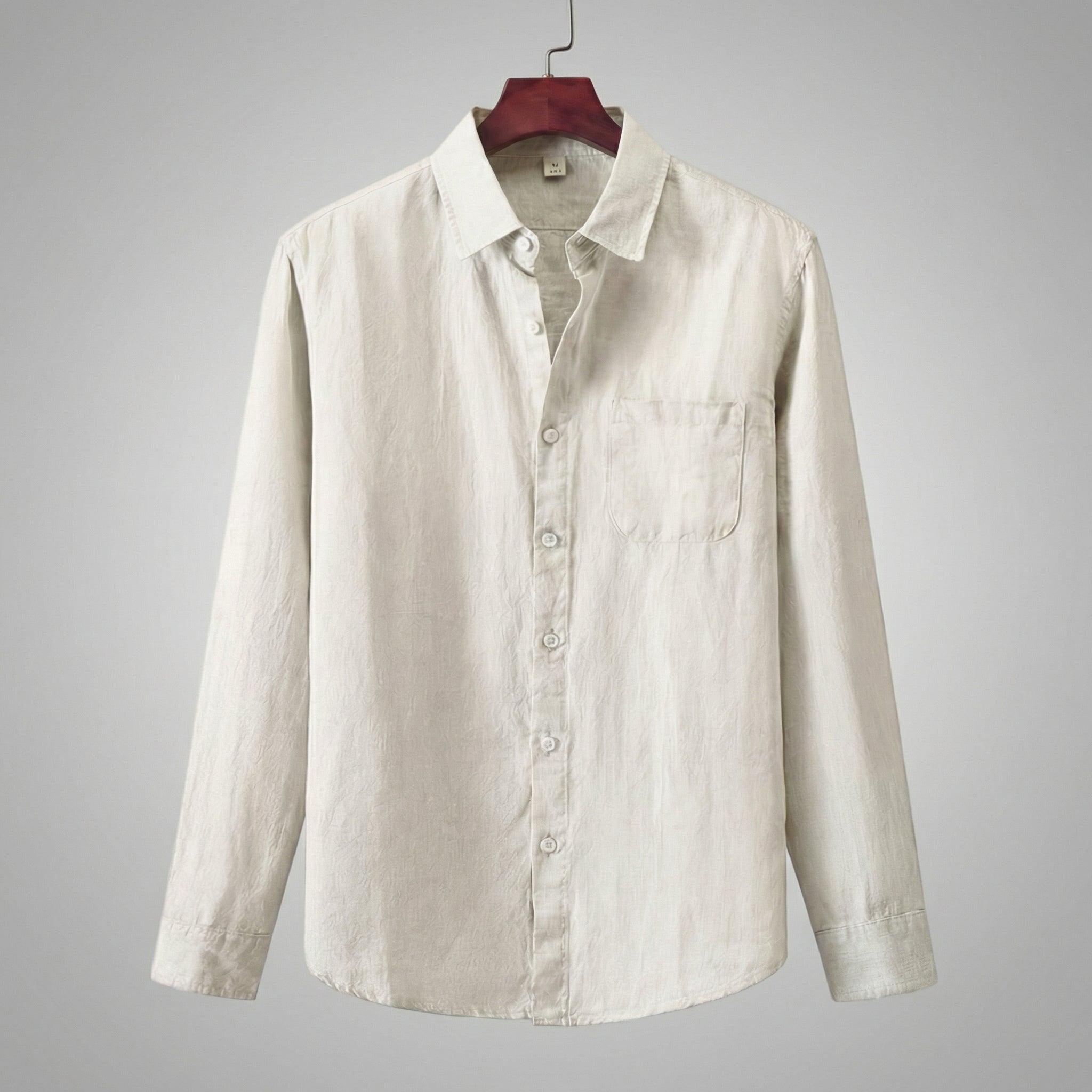 Camicia uomo in lino | maglia a maniche lunghe