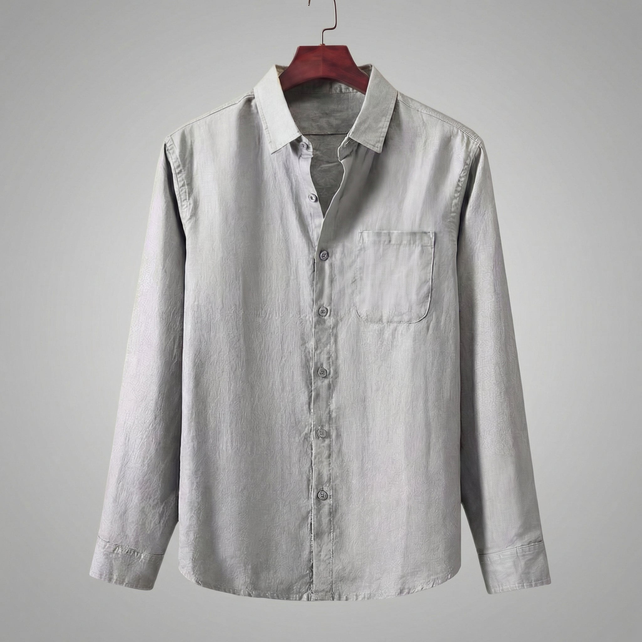 Camicia uomo in lino | maglia a maniche lunghe