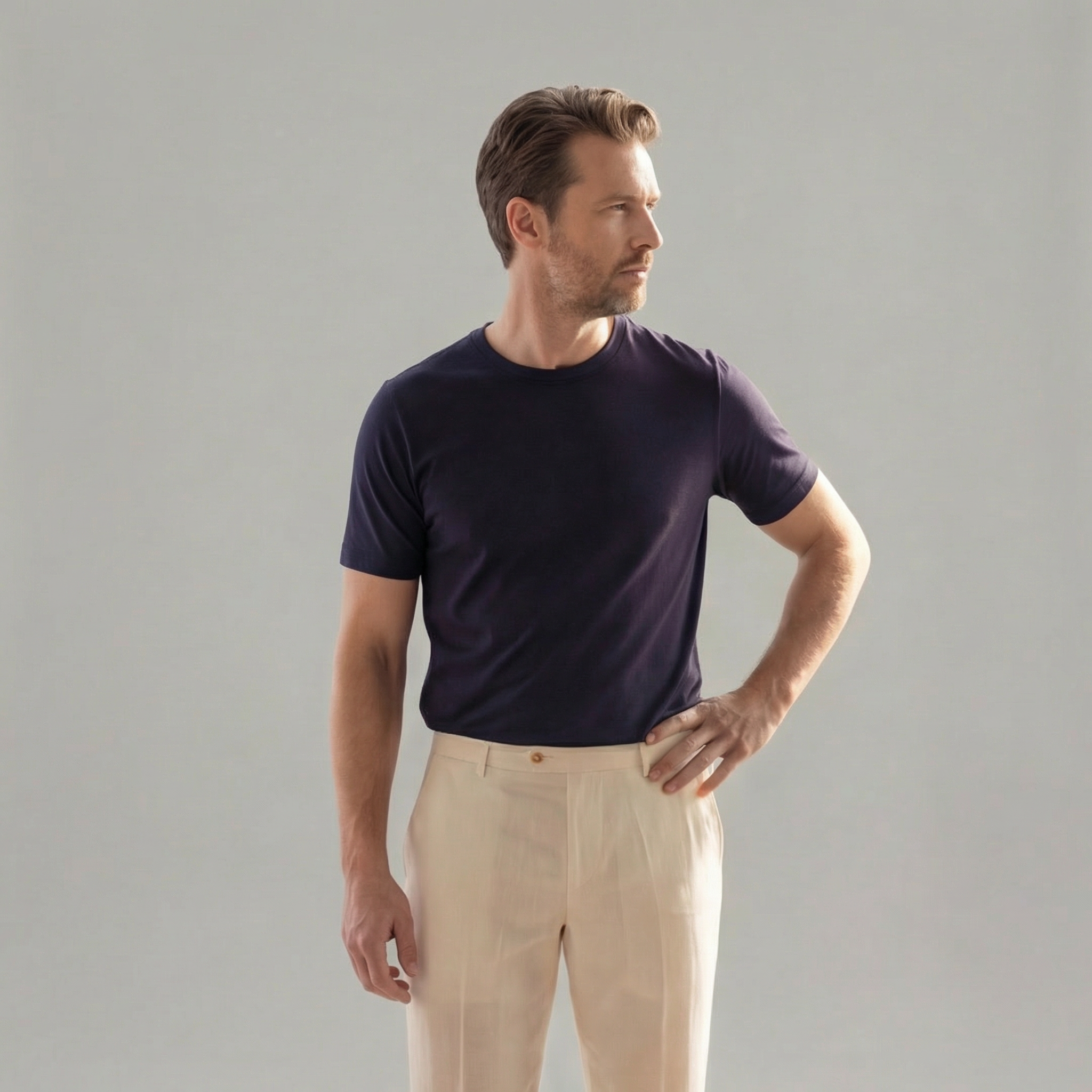 Men's linen pants | straight leg for summer