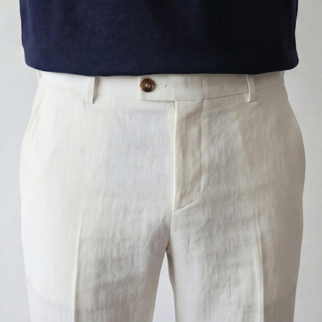 Men's linen pants | straight leg for summer