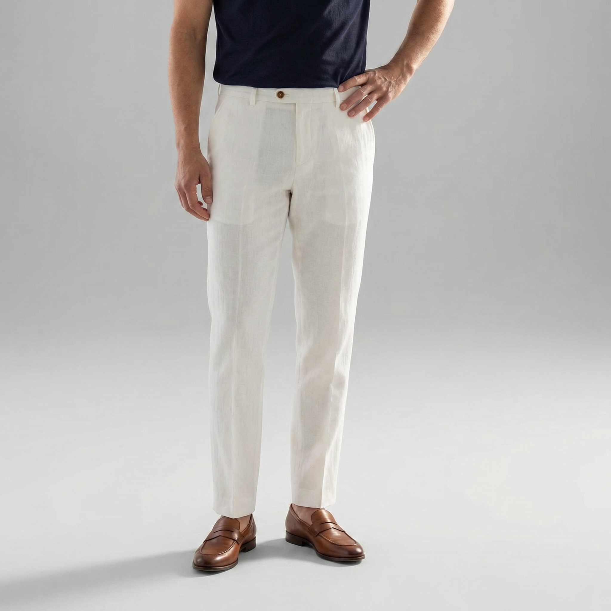 Men's linen pants | straight leg for summer