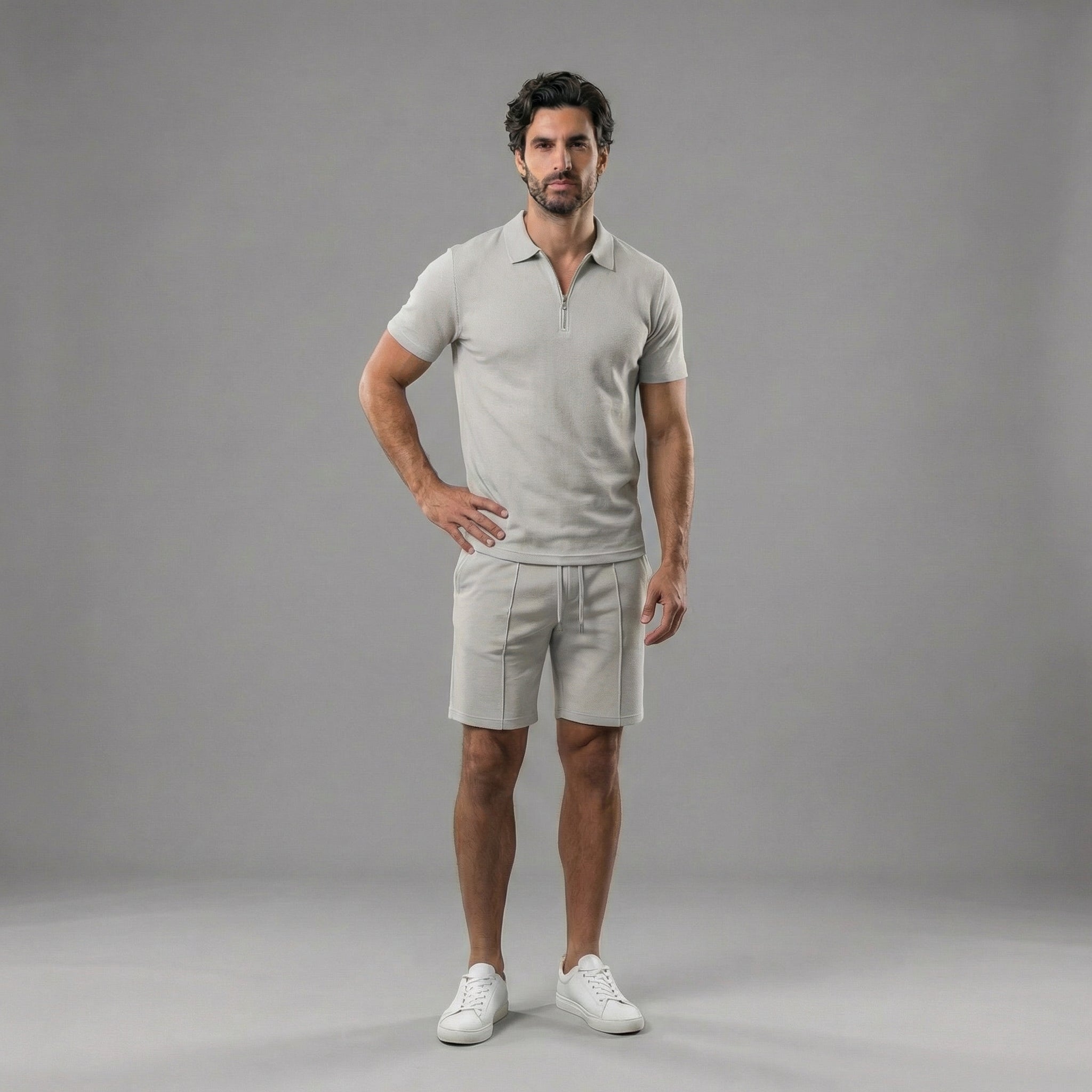 Polo a šortky set | ležérní bavlna