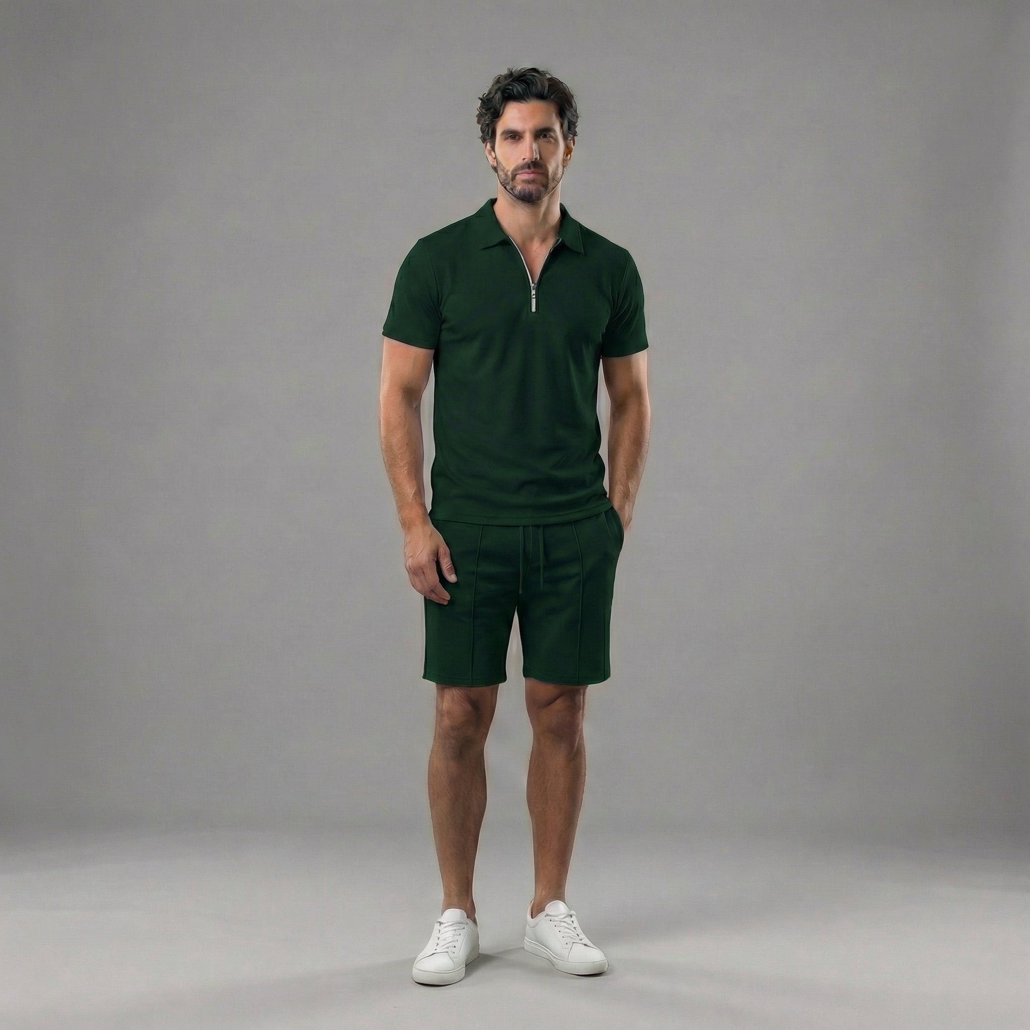 Polo a šortky set | ležérní bavlna