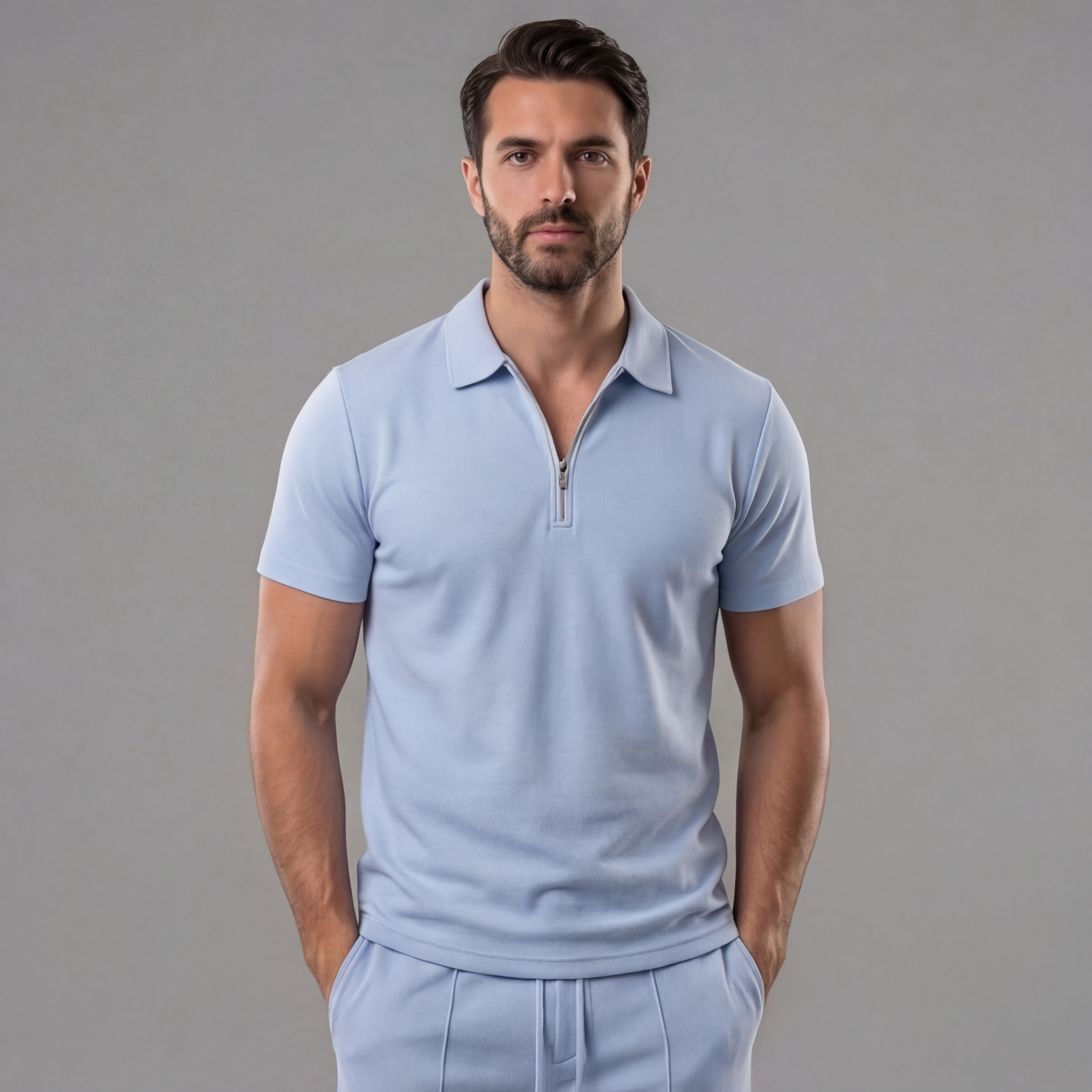 Polo a šortky set | ležérní bavlna