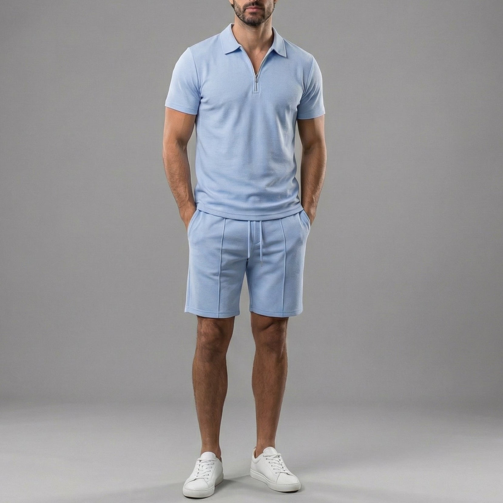Polo a šortky set | ležérní bavlna