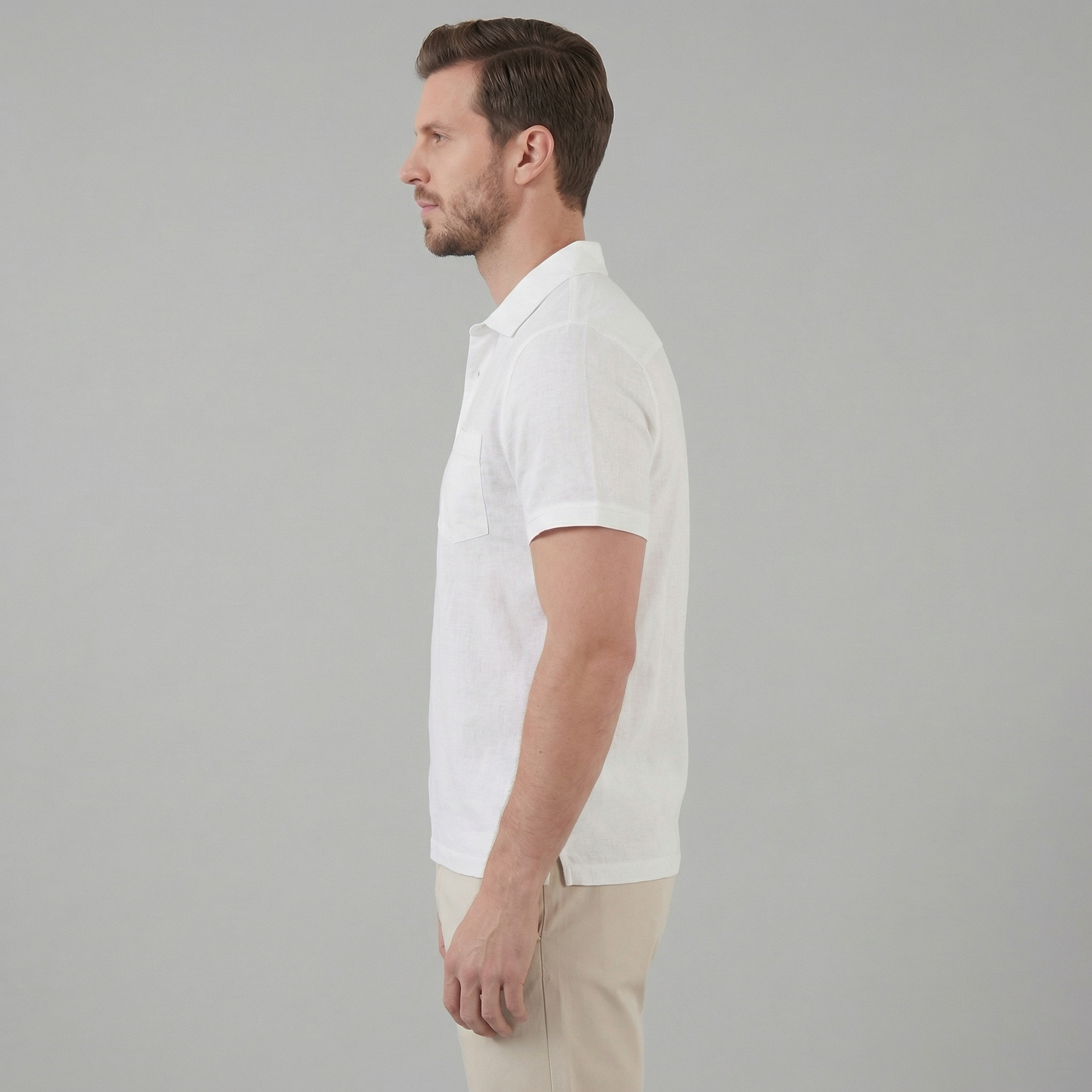 Herre polo sommer | let striktop