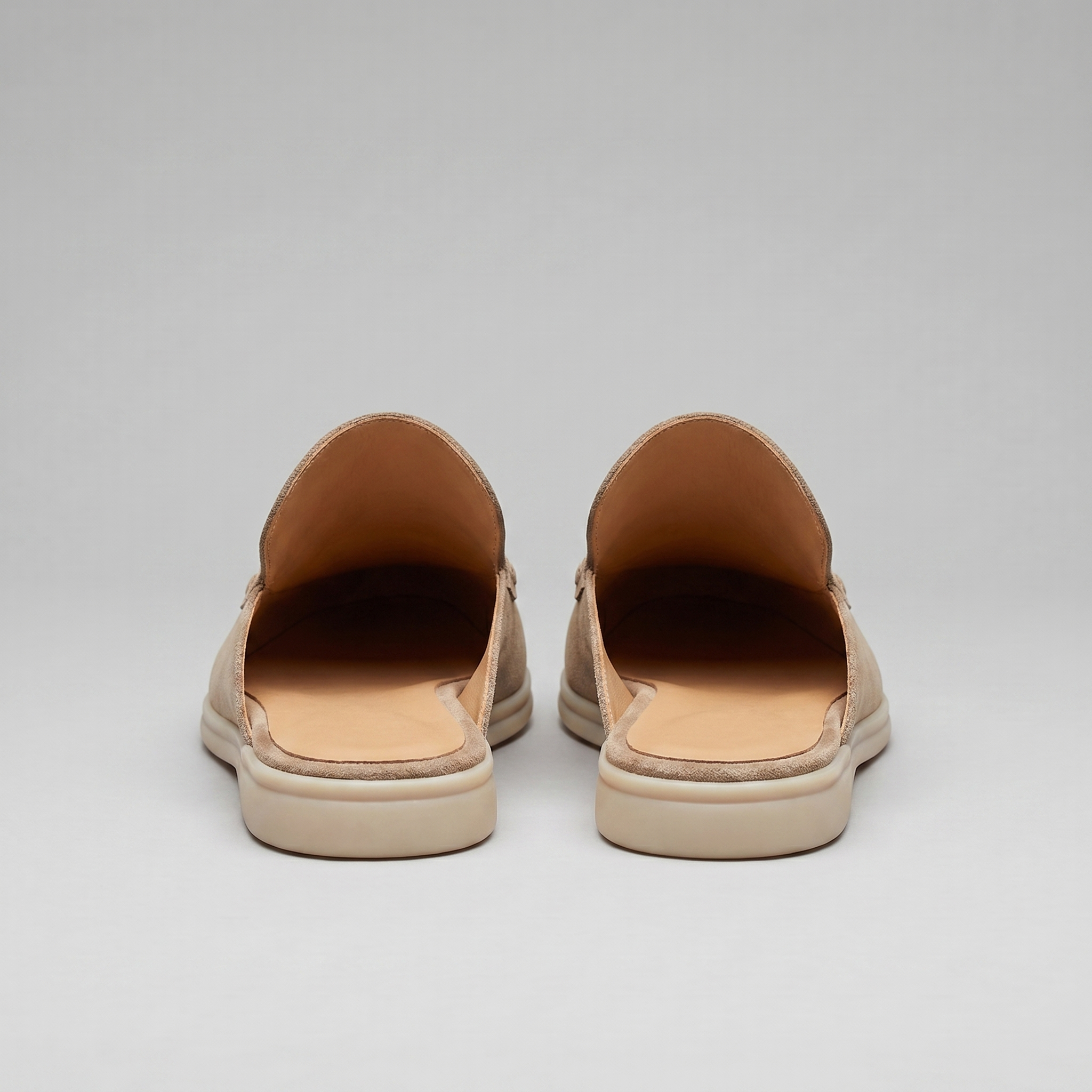 Men's suede mules | summer backless shoes