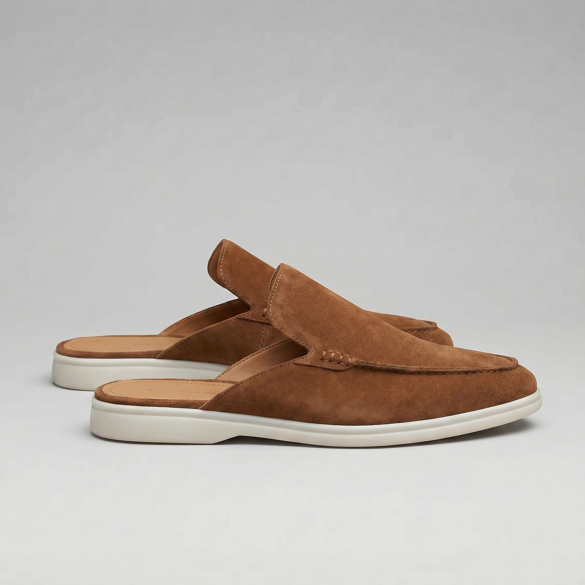 Men's suede mules | summer backless shoes