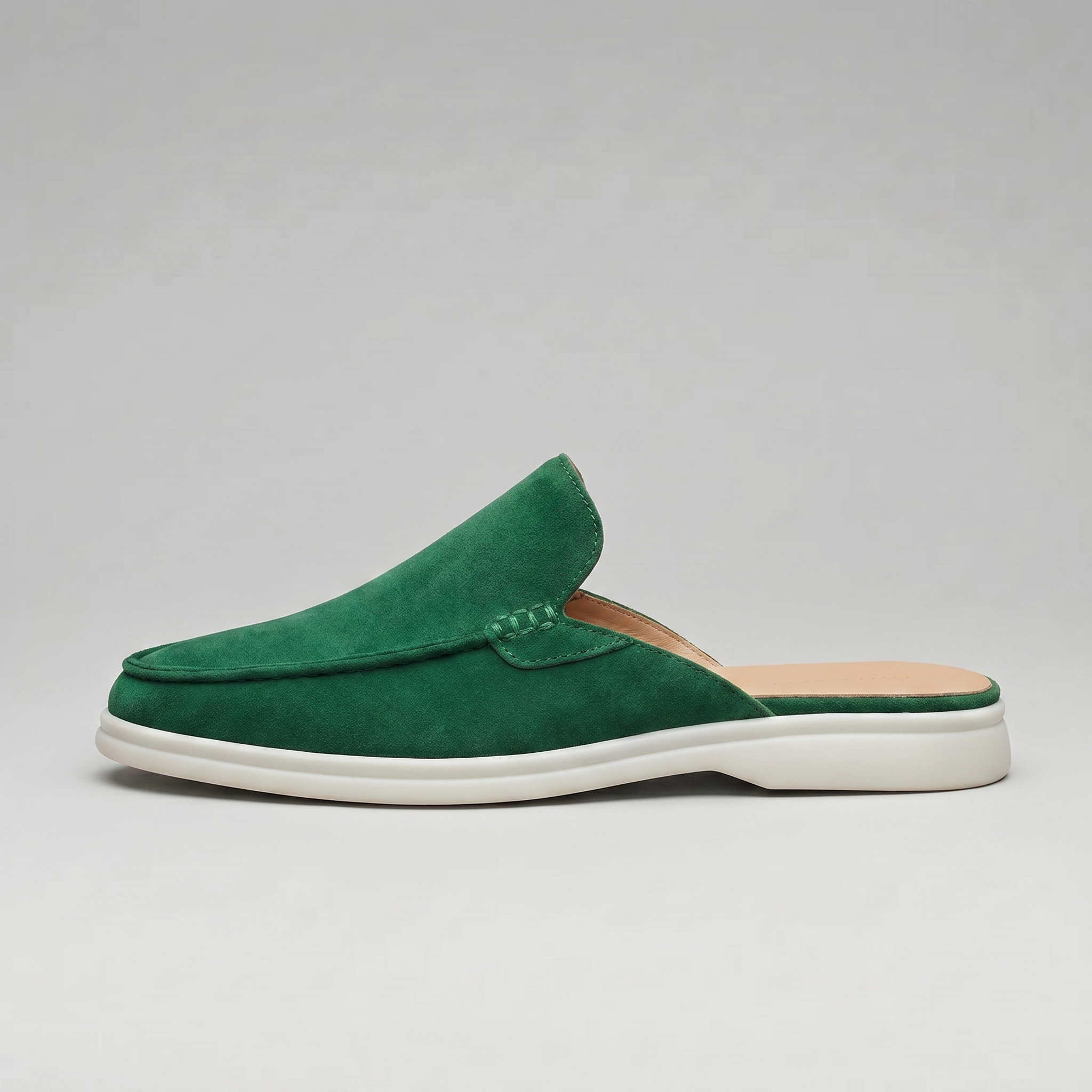 Men's suede mules | summer backless shoes