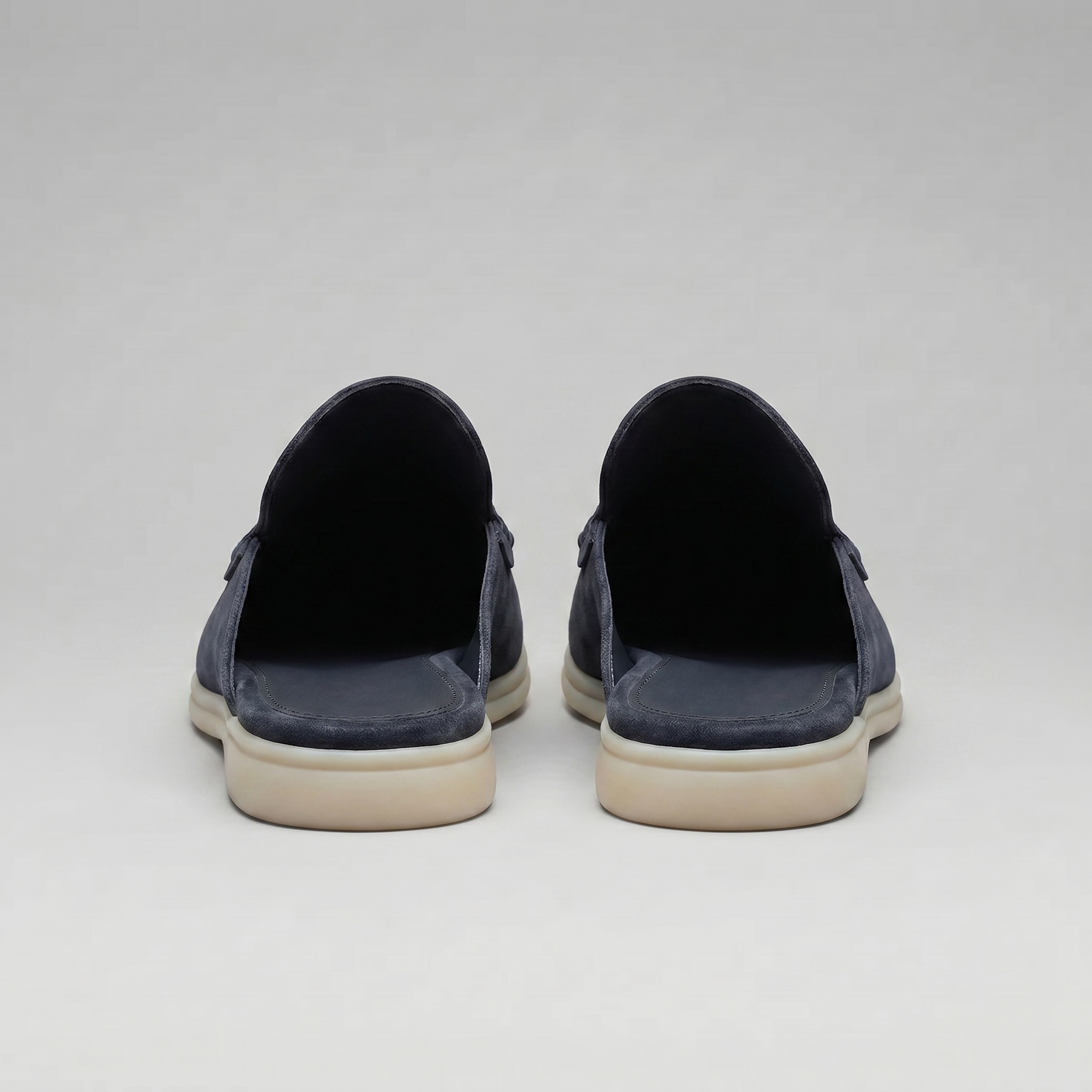 Men's suede mules | summer backless shoes