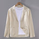 Men's linen jacket | casual unstructured blazer for summer