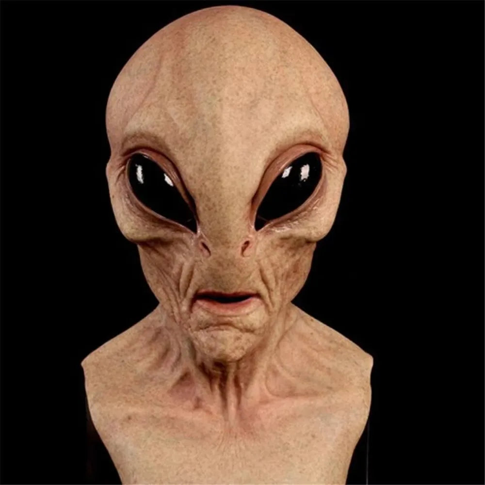 Mixte Masque Extraterrestre Réaliste Halloween Cosplay Fête Adulte Effrayant