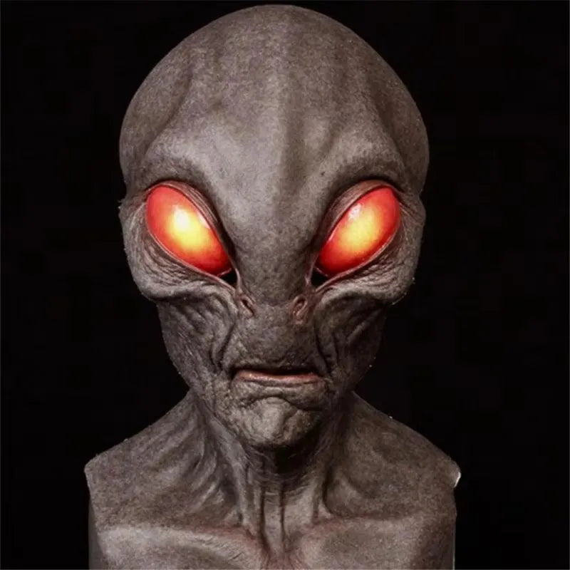 Mixte Masque Extraterrestre Réaliste Halloween Cosplay Fête Adulte Effrayant