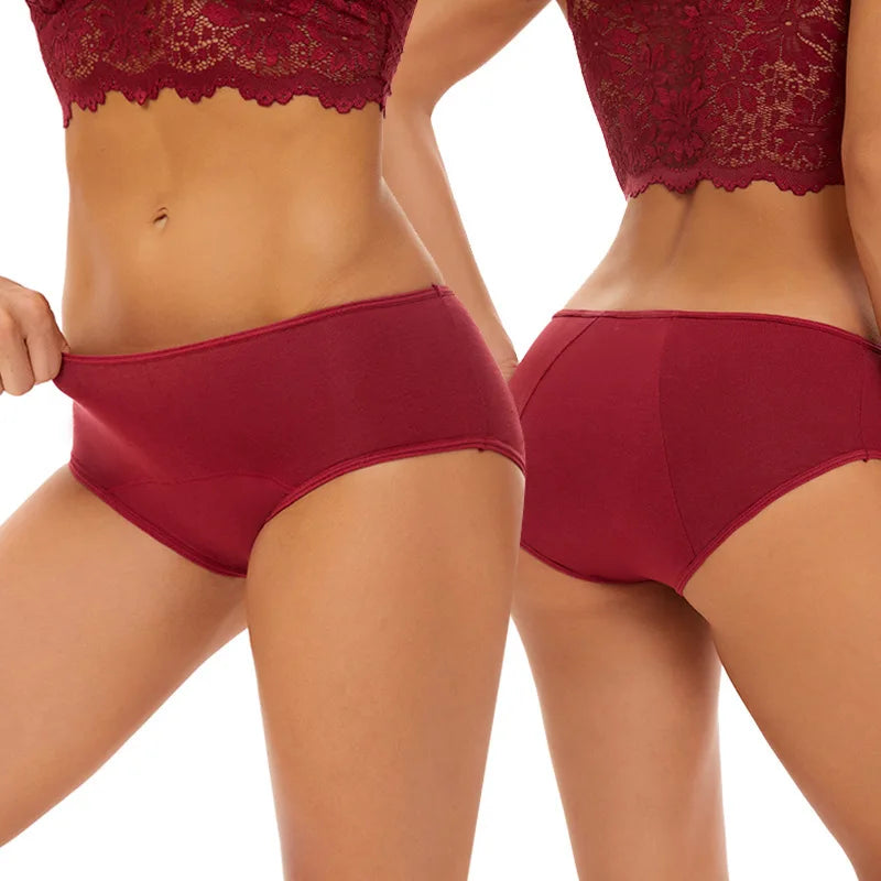 Braguita menstrual de algodón para la menstruación