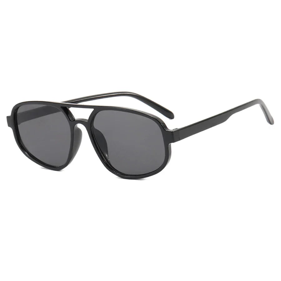 Óculos de Sol Aviador com Armação Fina e Lentes com Proteção UV