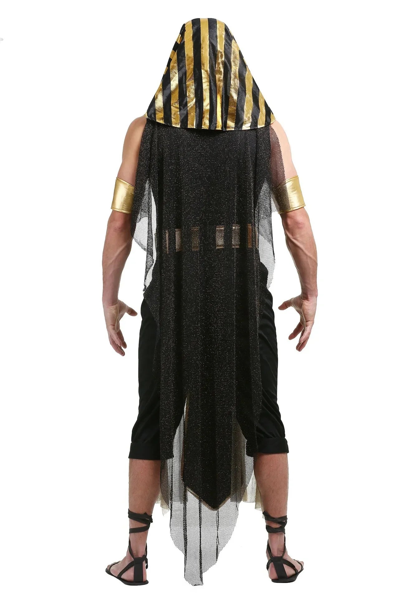 Mand Kvinde Farao Dronning fra Egypten Halloween-cosplay karnevalskostume til voksne
