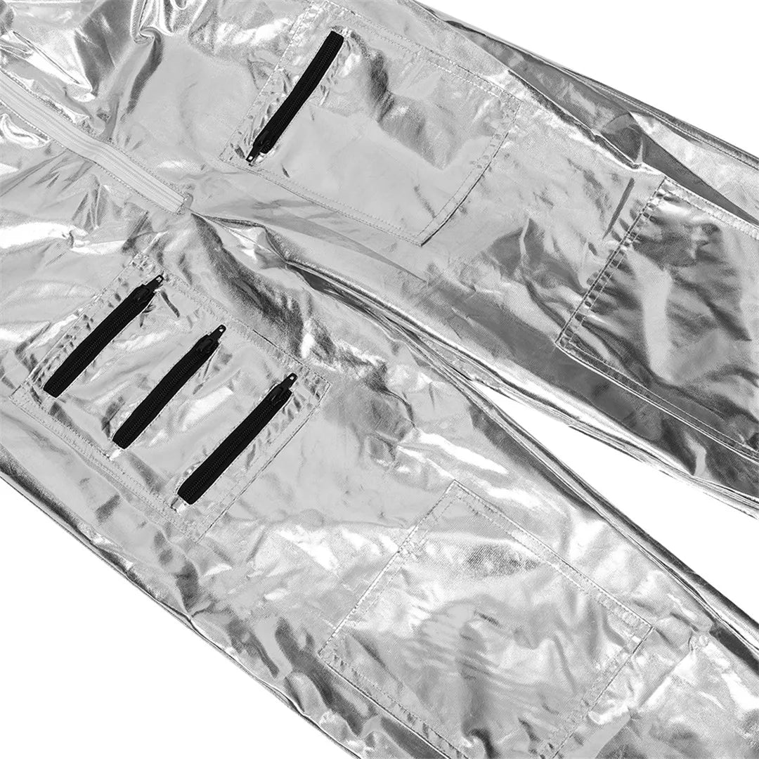 Macacão de astronauta para cosplay de Halloween, fantasia para casal adulto