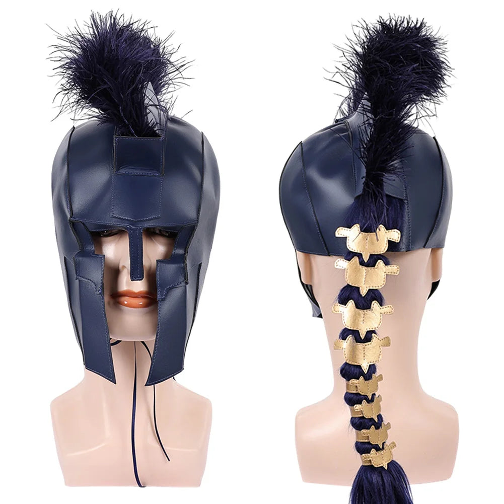 Mixte Capacete Guerreiro Espartano Halloween Cosplay Carnaval Fantasia Adulto