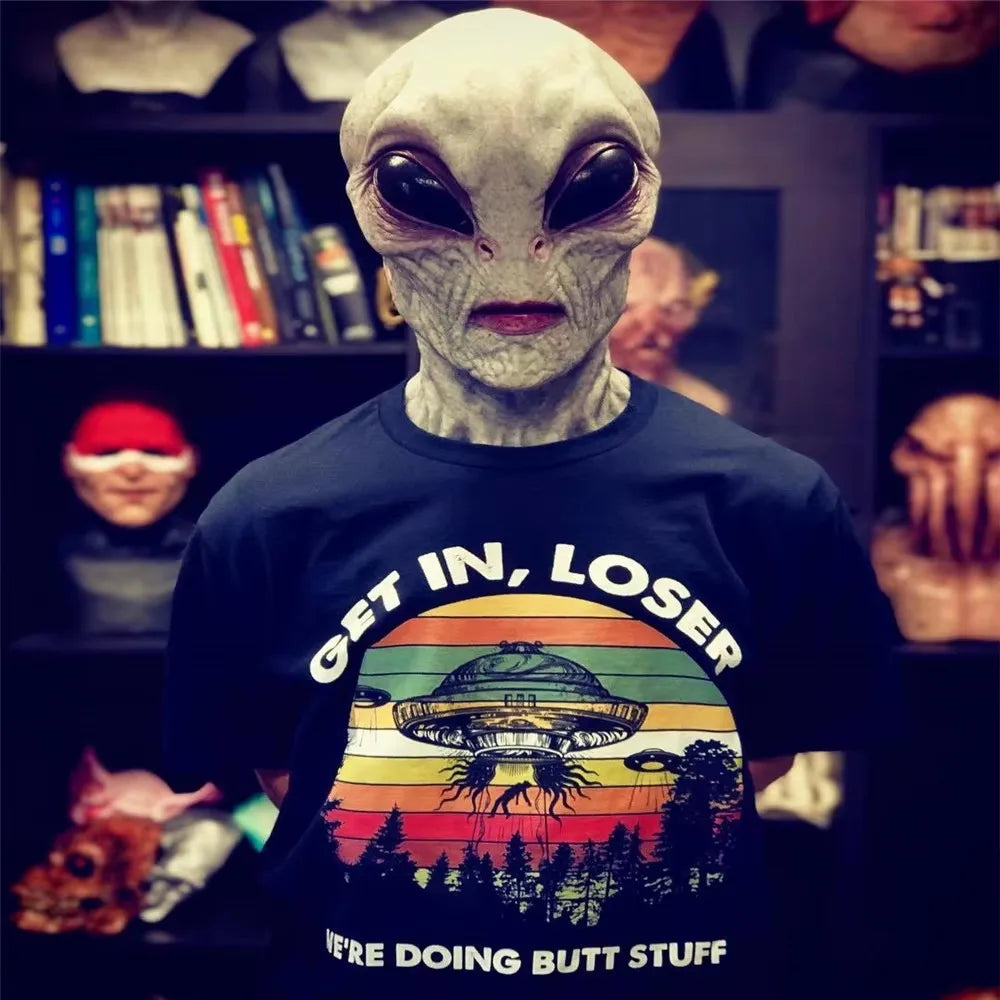 Mixte Masque Extraterrestre Réaliste Halloween Cosplay Fête Adulte Effrayant