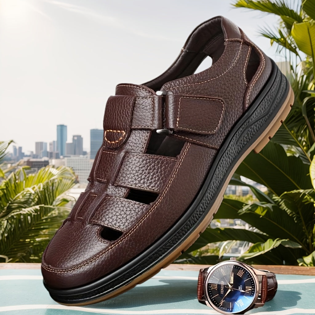 Mocasines de hombre en cuero de gamuza estilo casual