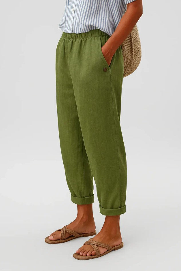 Casual Pants with Elastic Waistband