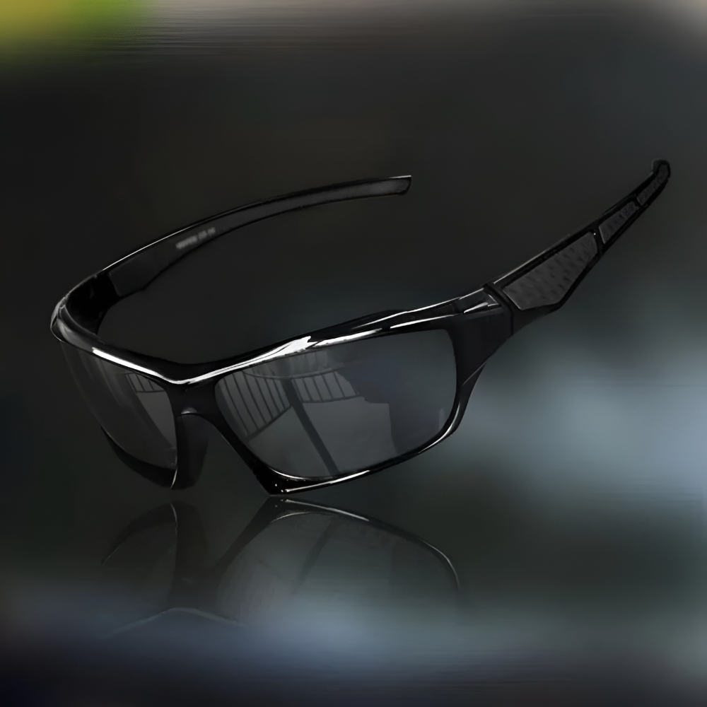 Lunettes Polarisantes de Sport pour Homme et Femme à Verres Ronds Anti-Reflets