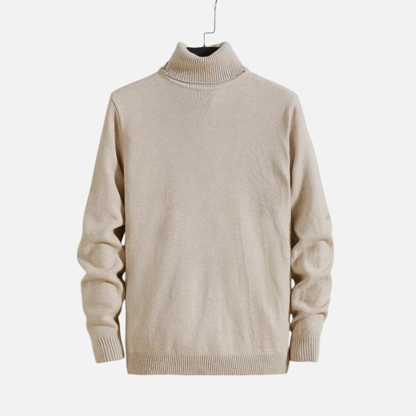 Velclairemode | Pull Col Roulé Homme en Maille Premium – Élégance Structurée, Confort Thermique