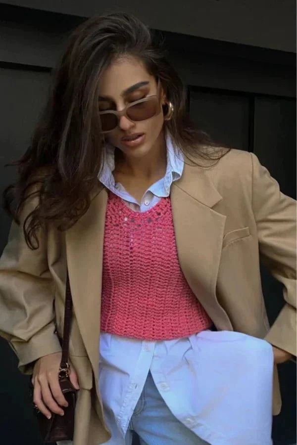 Lunettes de Soleil Carrées Rétro avec Monture Épaisse et Verres Dégradés pour Femme