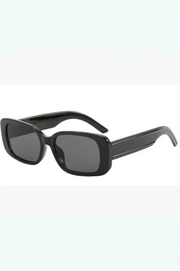 Lunettes de Soleil Carrées Rétro avec Monture Épaisse et Verres Dégradés pour Femme