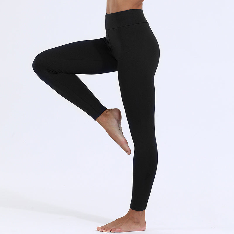 Mujer Leggings con Forro Polar Diarios Talle Alto Corte Moldeador Calidez Suave
