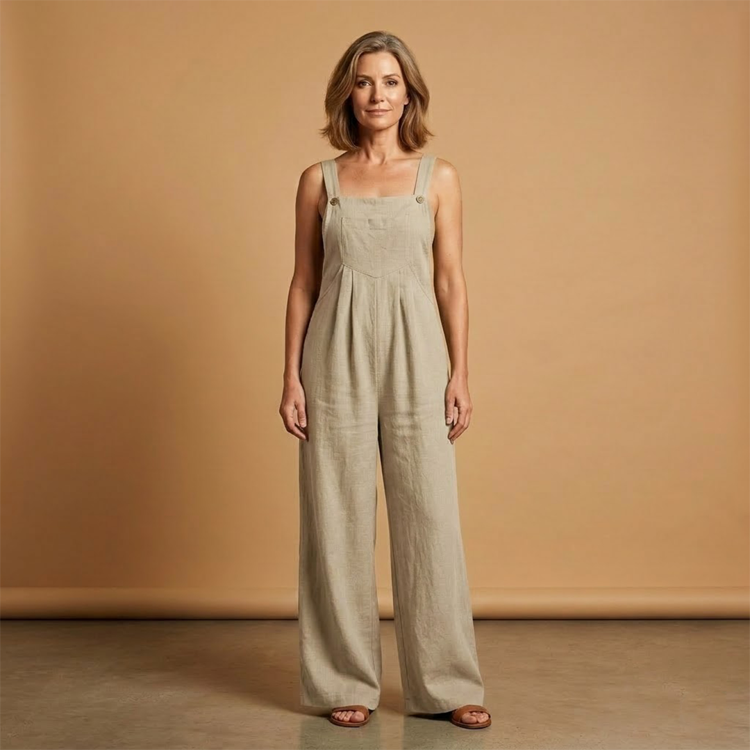 Salopetă pantalon pentru femei — îmbrăcăminte cu o singură piesă și picioare largi | nuntă