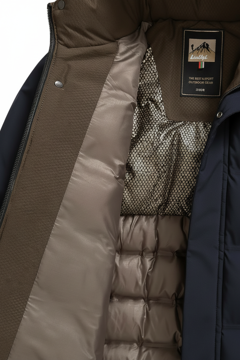 Men's Insulated Parka Everyday Outdoor Removable Hood Secure Pockets