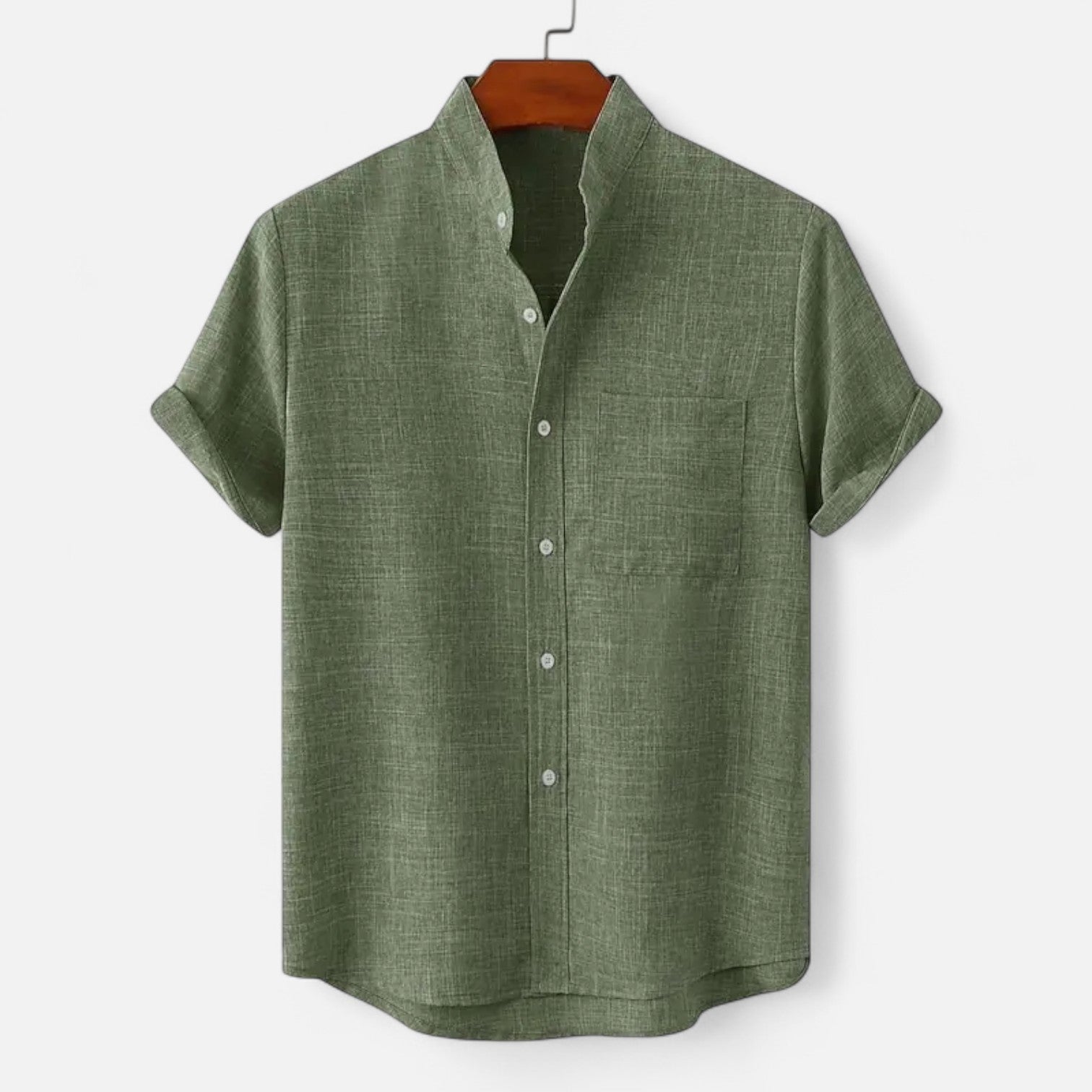 Velclairemode| Men's Natural Linen Tops – Lightweight Elegance, Timeless Summer Comfort