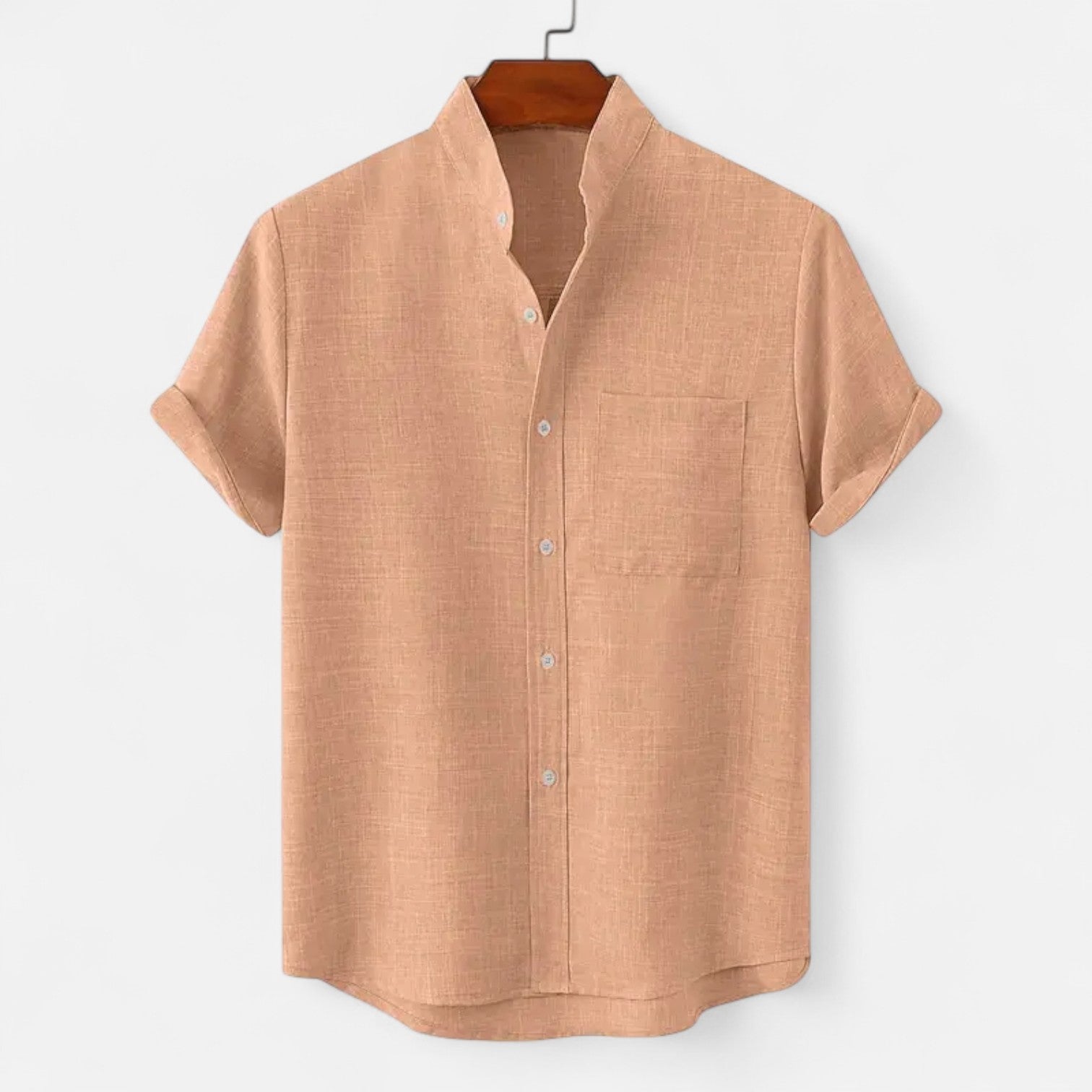 Velclairemode| Men's Natural Linen Tops – Lightweight Elegance, Timeless Summer Comfort