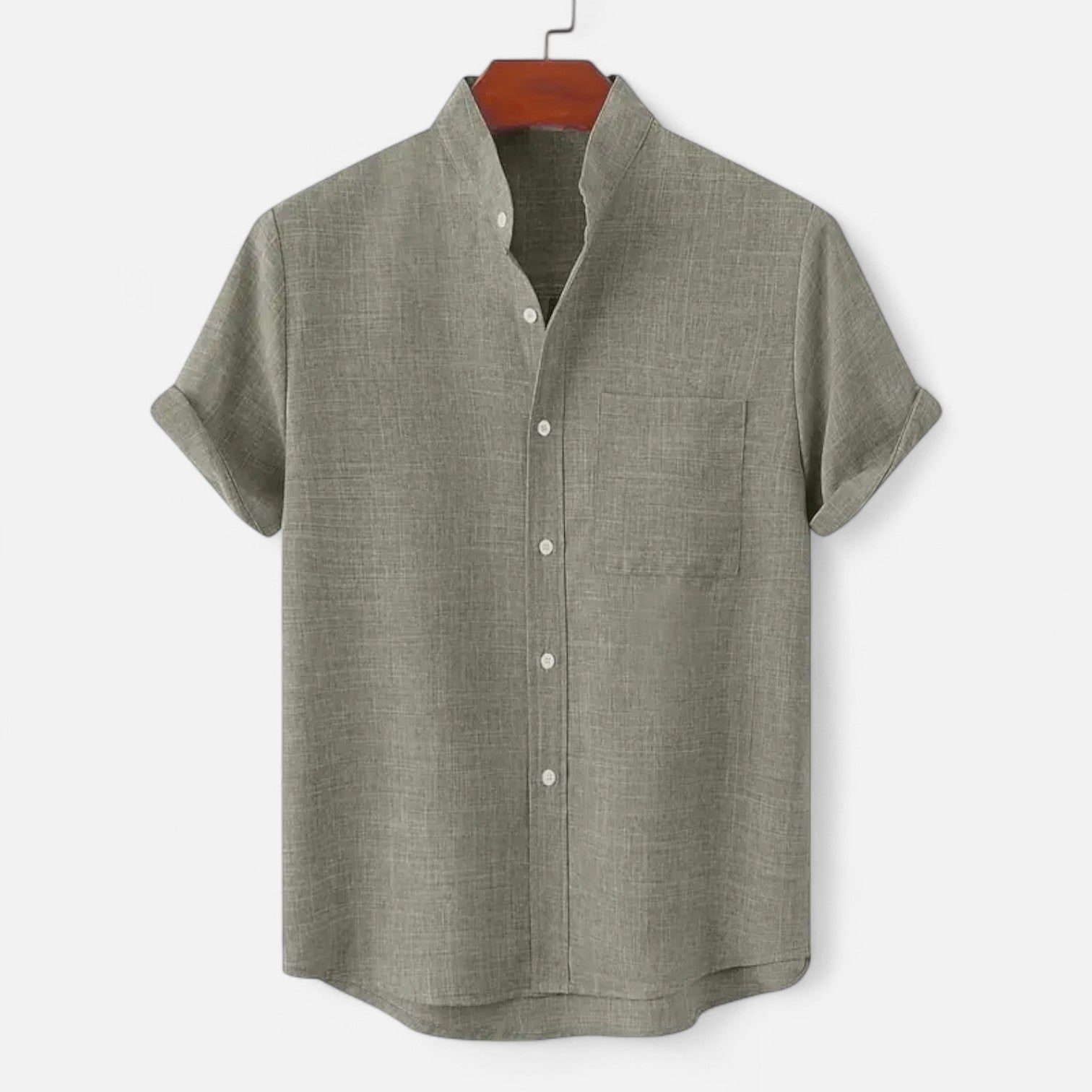 Velclairemode| Men's Natural Linen Tops – Lightweight Elegance, Timeless Summer Comfort