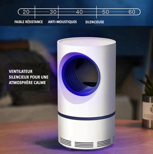 Trampa para insectos UV silenciosa con ventilador