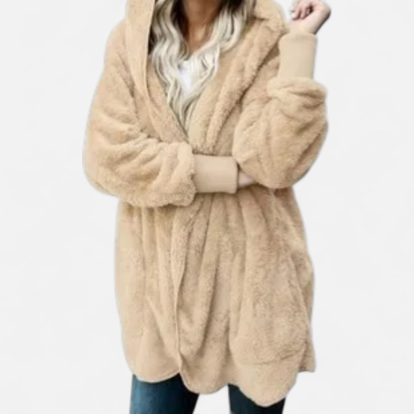 Velclairemode | Veste Cardigan Femme Double Polaire – Douceur Enveloppante & Élégance Cocooning