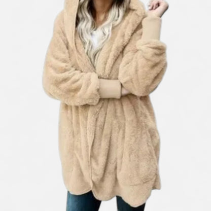 Velclairemode | Veste Cardigan Femme Double Polaire – Douceur Enveloppante & Élégance Cocooning