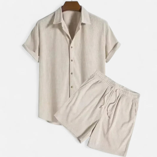 Velclairemode | Costume Homme Estival Boutonné – Élégance Légère et Raffinée pour les Jours Ensoleillés