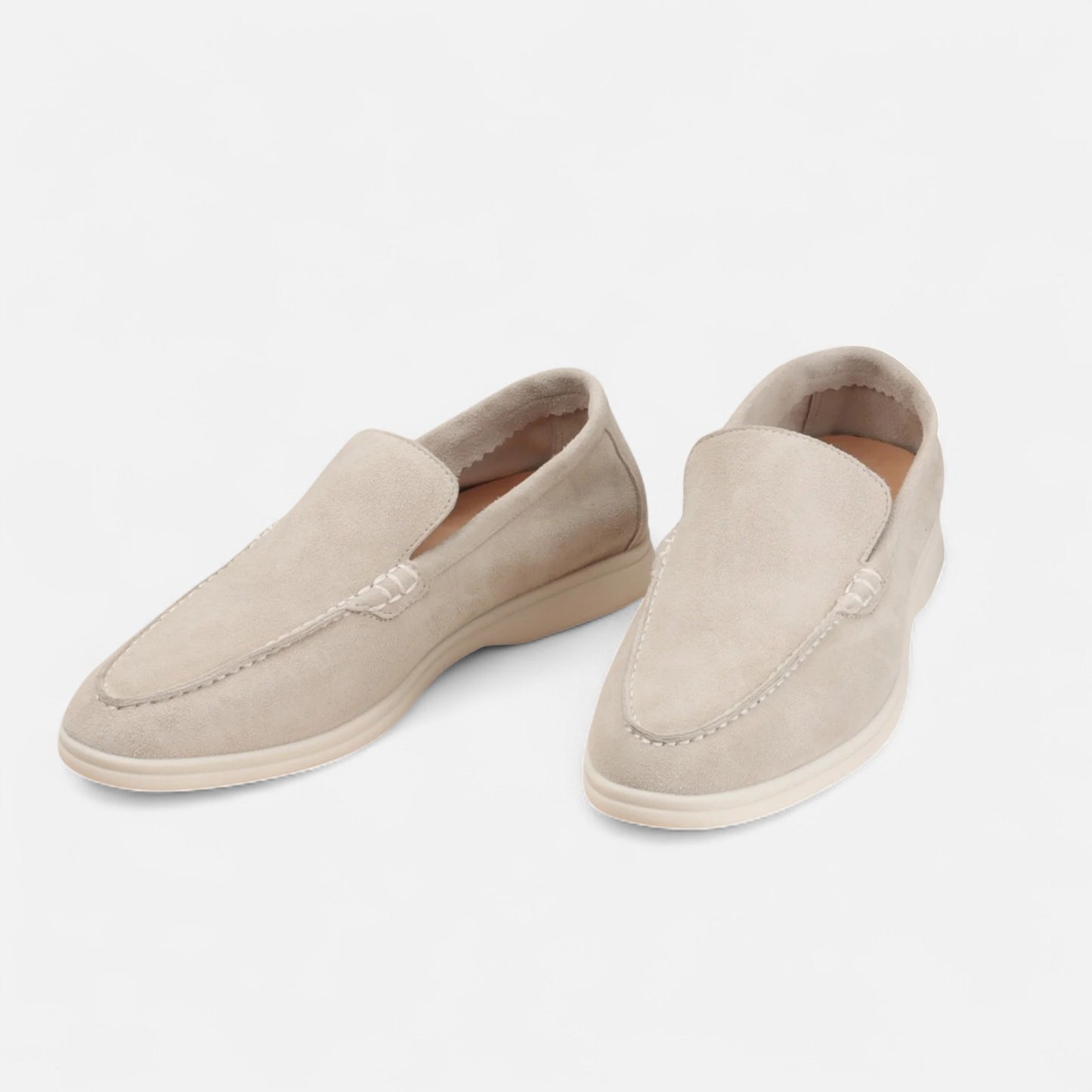 Velclairemode | Mocassins Homme en Suède et Cuir – Chaussures Plates Décontractées à Semelle Souple
