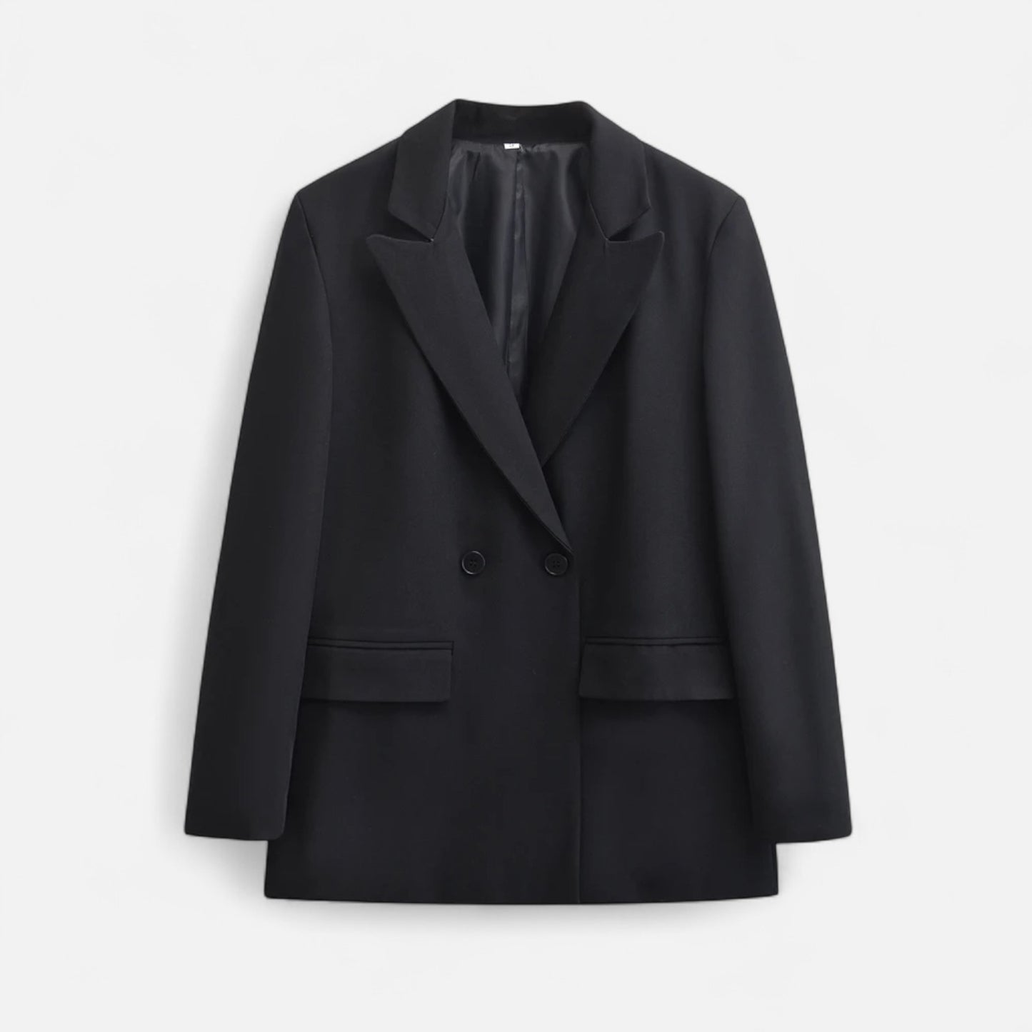 Velclairemode | Blazer Femme Croisé à Manches Longues – Structure Élégante & Silhouette Affirmée