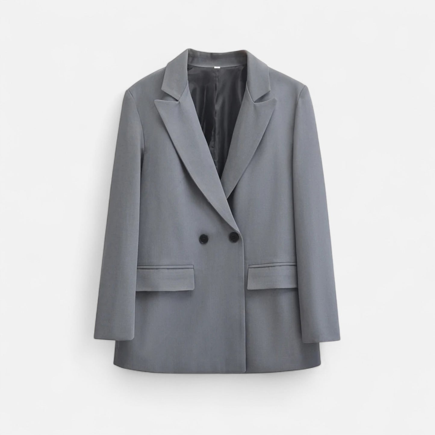 Velclairemode | Blazer Femme Croisé à Manches Longues – Structure Élégante & Silhouette Affirmée
