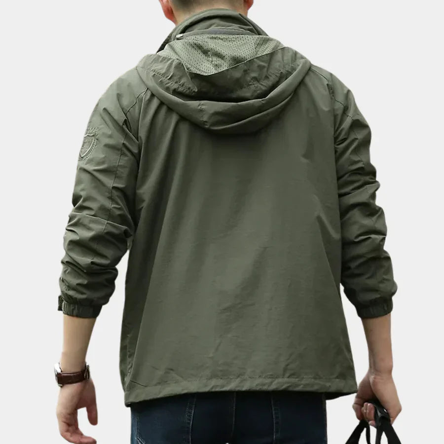 Homme Veste Quotidien Extérieur Légère Respirante Fermeture Éclair Pratique