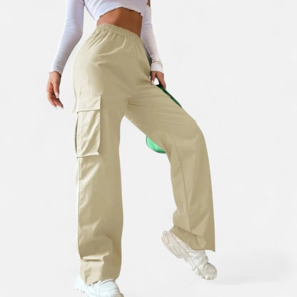 Velclairemode | Pantalon Cargo Femme Baggy Jogger – Chic Décontracté Inspiré Bureau