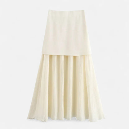 Velclairemode | Ensemble Femme Maille Fine – Débardeur Col V Sans Manches & Jupe Ajustée, Élégance Sculptée