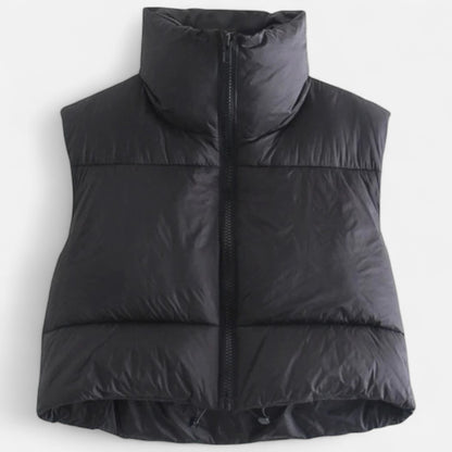 Velclairemode | Veste Courte Matelassée Femme – Col Montant & Chaleur Nomade