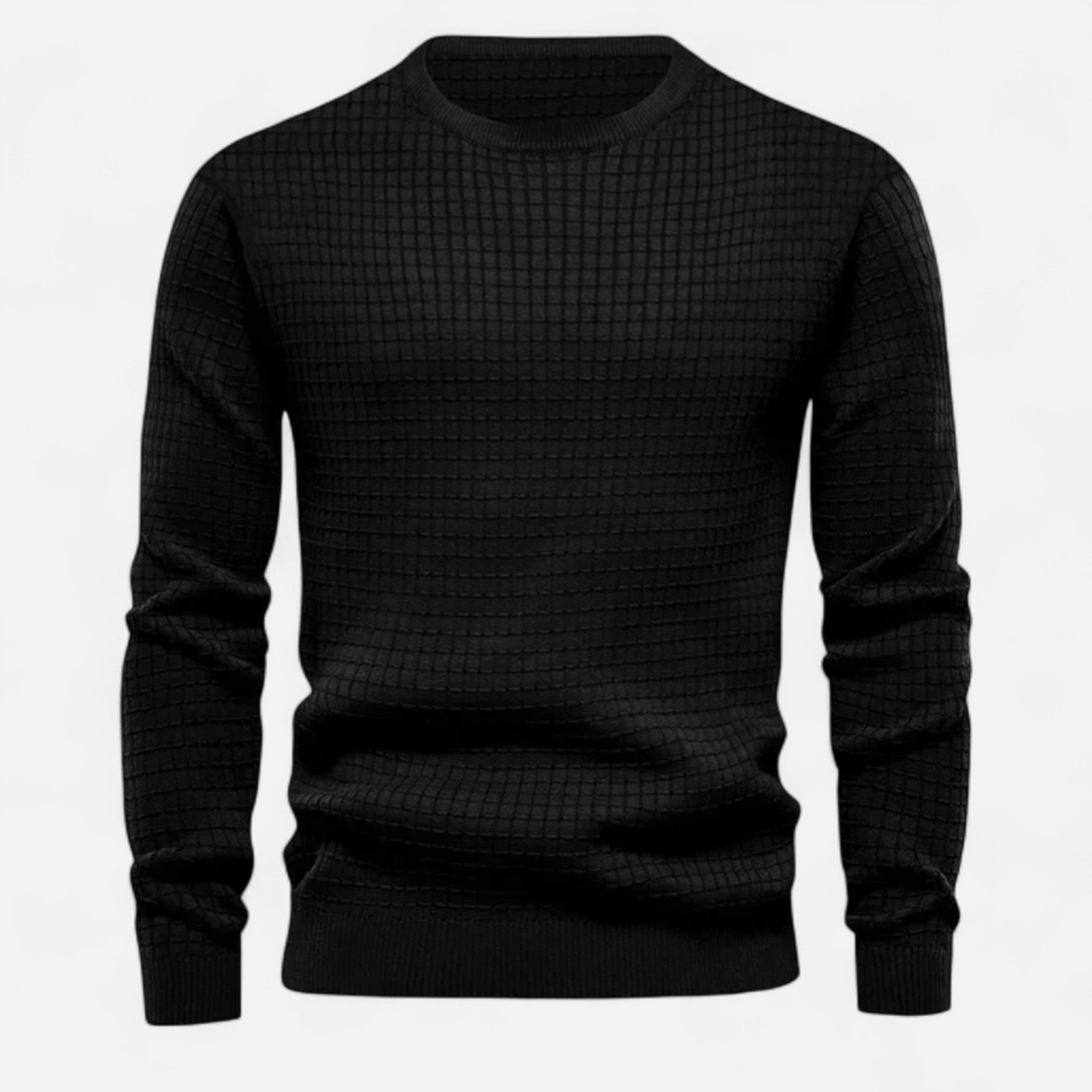 Velclairemode | Sweatshirt Homme Col Rond – Minimalisme Sculpté & Confort Haut de Gamme
