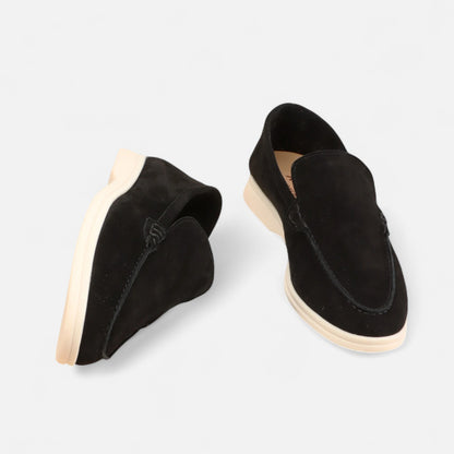 Velclairemode | Mocassins Homme en Suède et Cuir – Chaussures Plates Décontractées à Semelle Souple