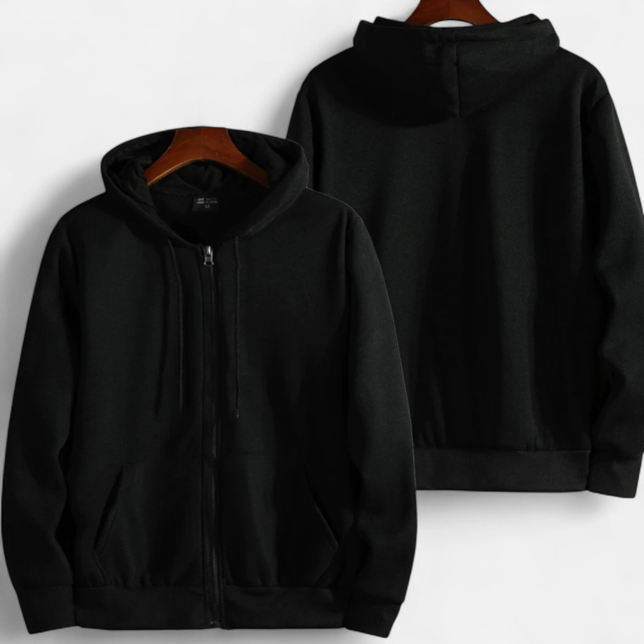 Velclairemode | Sweat Zippé à Capuche Unisexe – Confort Minimaliste & Style Urbain